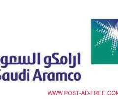 Immediate Opening Aramco job vacancies  in Saudi Arabia